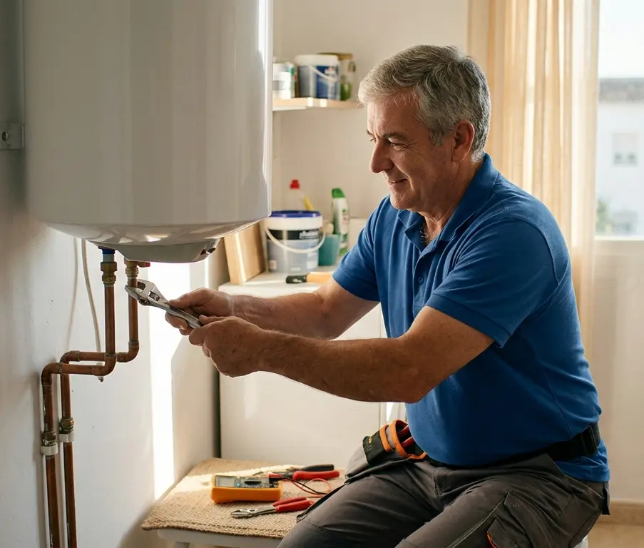 Técnico de termos eléctricos en Estepona con más de 25 años de experiencia