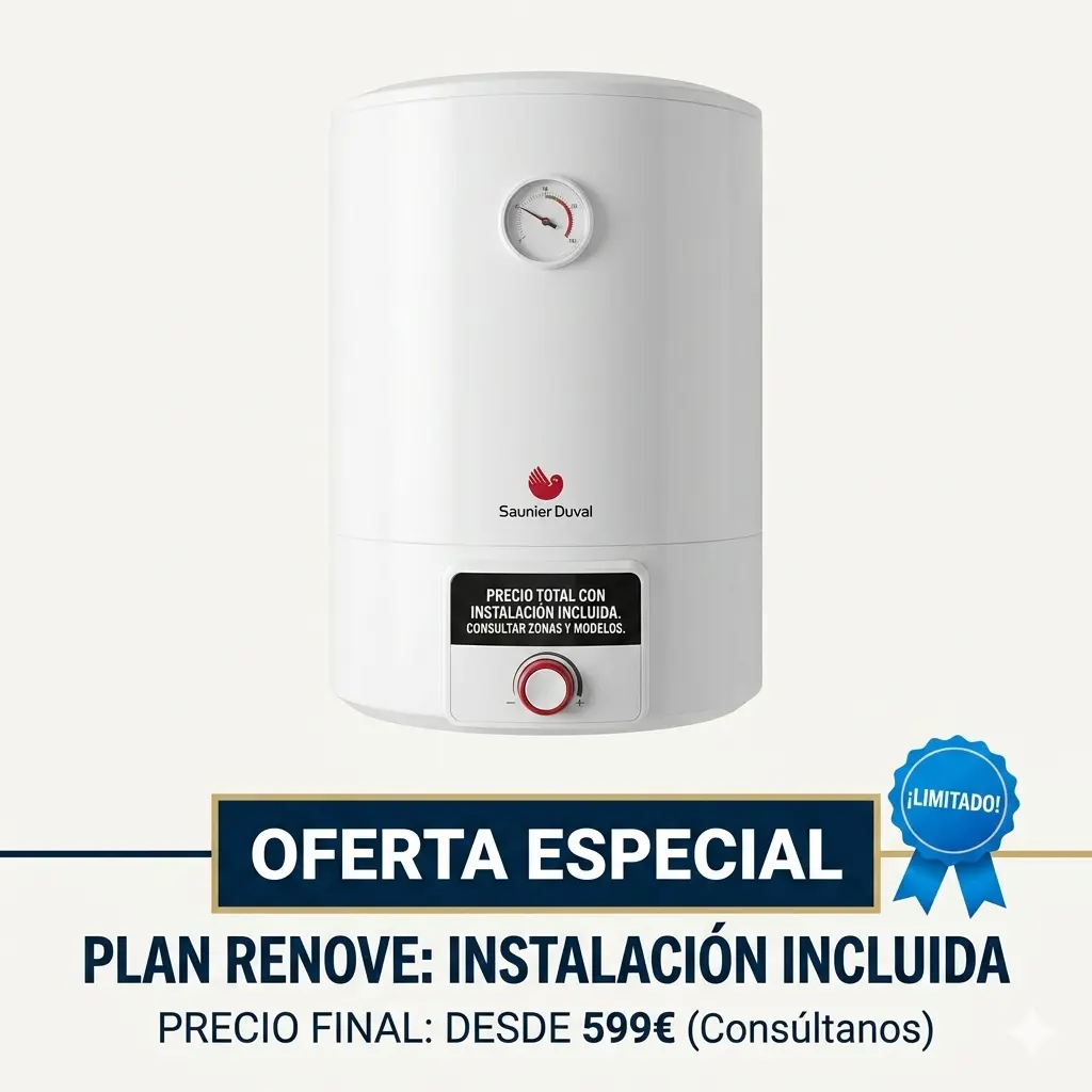 Termo eléctrico con instalación incluida en Estepona